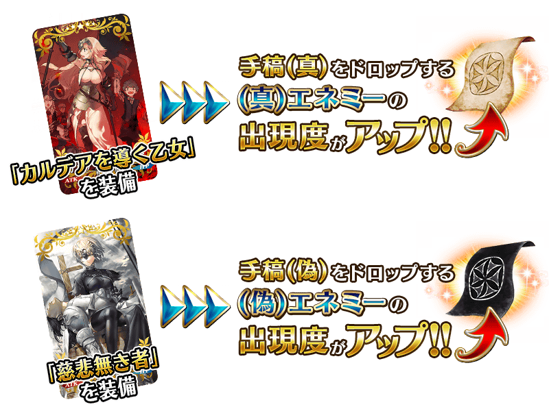 Fgo Fatego 贋作の出現度アップ礼装は勘違いしやすいよね Fate Grandorder Fate Grand Order攻略速報 Fgo攻略 まとめ